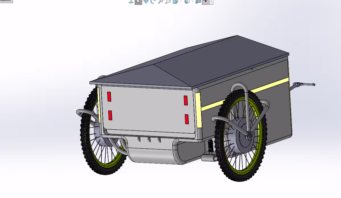 Back of the bike cargo unit